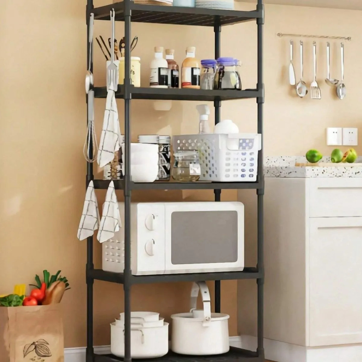 ORGANIZADOR DE COCINA Y BAÑO MULTIUSO HOGAR 5 NIVELES LAU - 8