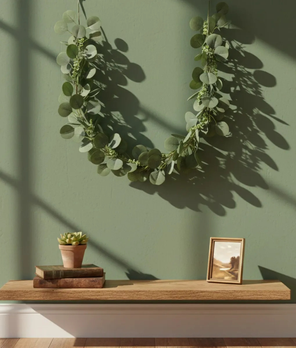 ADORNO FLORAL DECORATIVO FOLLAJE ADORNO BOTANICO JHN - 8