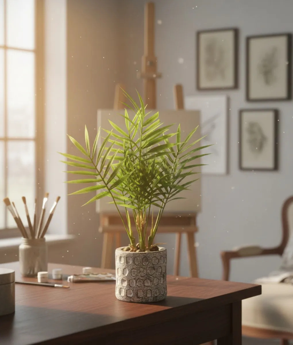 PLANTA DECORATIVA ARTIFICIAL PALMERA ADORNO BOTANICO JHN - 8
