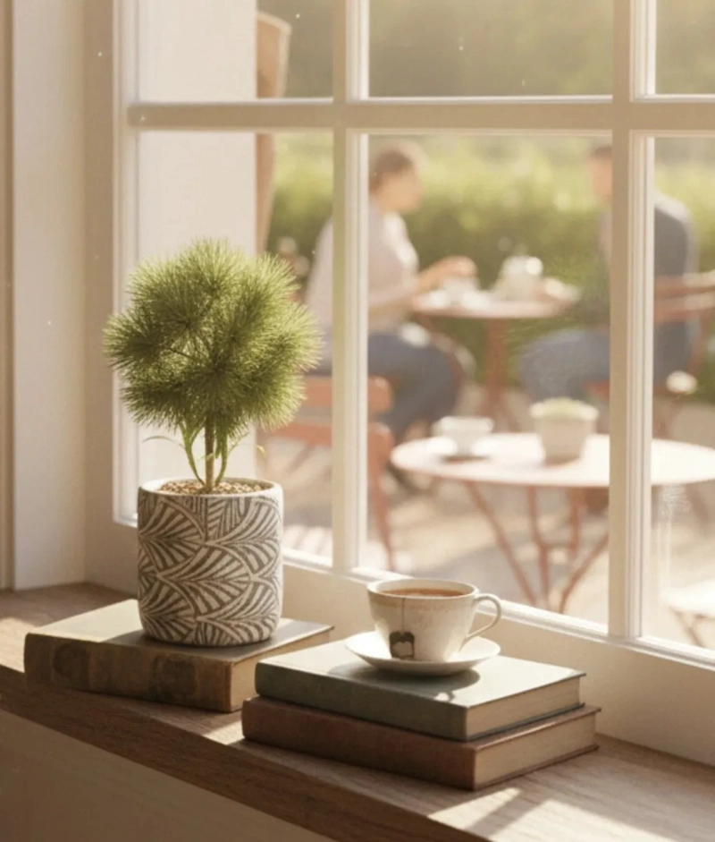 PLANTA ARTIFICIAL DECORATIVA ELEGANCIA ADORNO HOGAR JHN - 4
