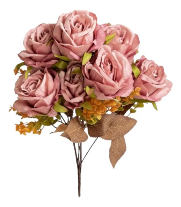 FLOR ARTIFICIAL RAMO DECORATIVO BELLEZA DISEÑO REALISTA JHN - 1