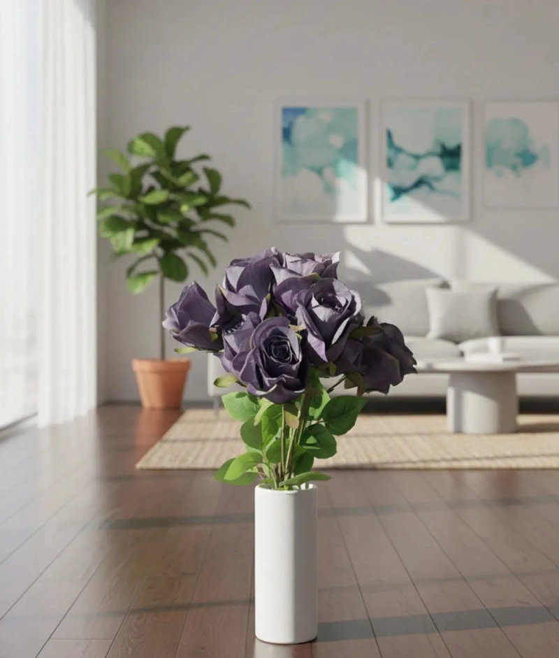 RAMO FLORAL ARTIFICIAL DECORATIVO ADORNO EXQUISITO JHN - 9