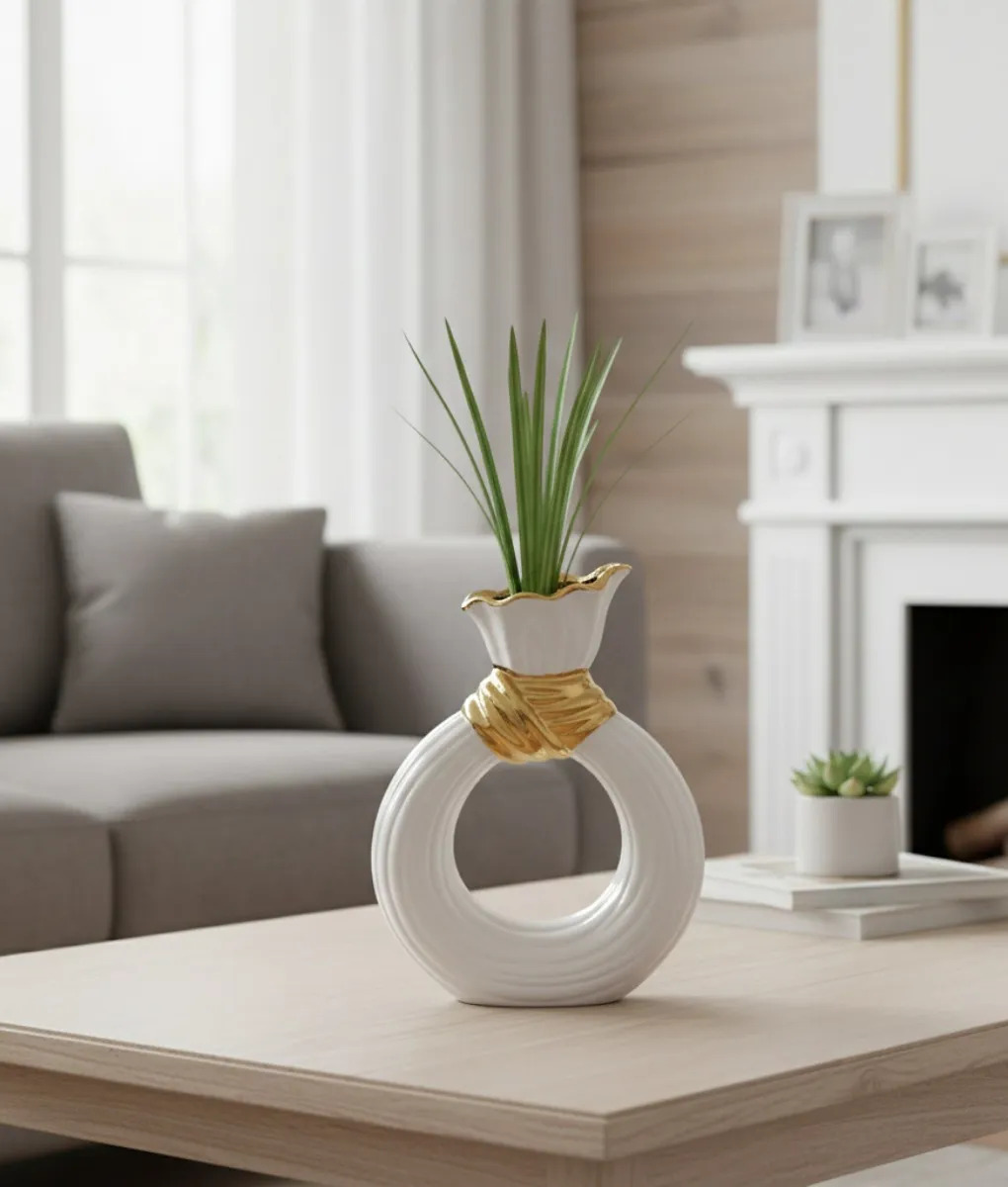 FLORERO DECORATIVO JARRON DISEÑO CONCEPTUAL ATREVIDO JHN - 7