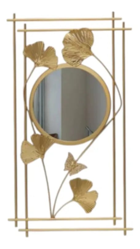 ESPEJO PARED DECORATIVO ESTILO INSPIRACION BOTANICA JHN - 1