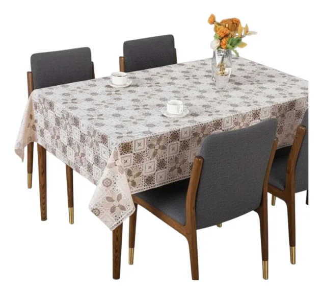MANTEL MESA DECORATIVO DISEÑO CALADO ELEGANCIA HOGAR JHN - 1