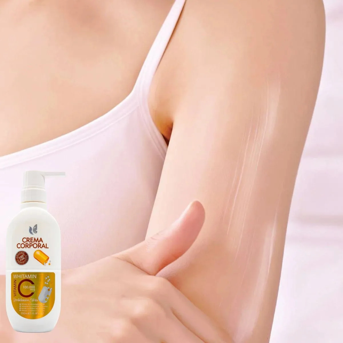 SET 2 CREMAS CORPORAL VITAMINA C HIDRATA TODO TIPO PIEL LAU - 6