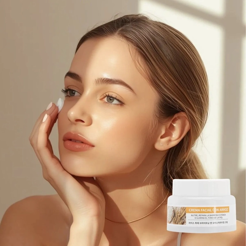 CREMA FACIAL NUTRITIVA EXTRACTO DE ARROZ HIDRATA REPARA LAU - 6