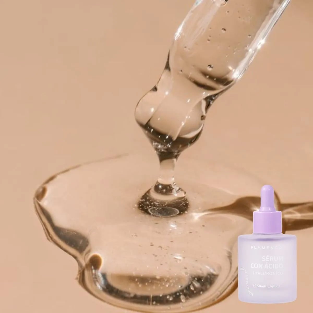 SERUM FACIAL DE ACIDO HIALURONICO HIDRATA REVITALIZA LAU - 2