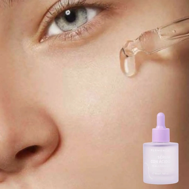 SERUM FACIAL DE ACIDO HIALURONICO HIDRATA REVITALIZA LAU - 4