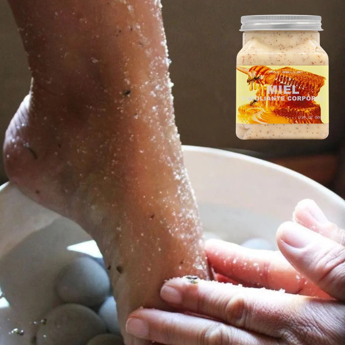 SET 2 EXFOLIANTES CORPORALES DE MIEL PIEL SUAVE LAU - 8