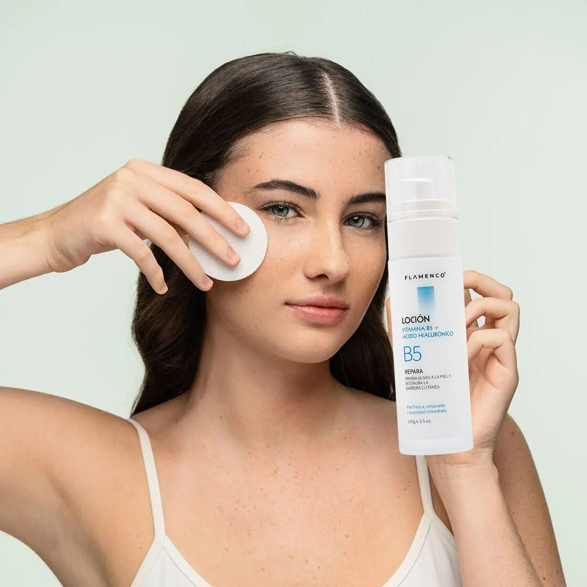 LOCION FACIAL VITAMINA B5 CON ACIDO HIALURONICO BELLEZA LAU - 8