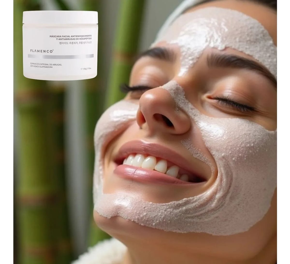 MASCARA FACIAL ANTI-EDAD REAFIRMANTE TODO TIPO PIEL LAU - 2