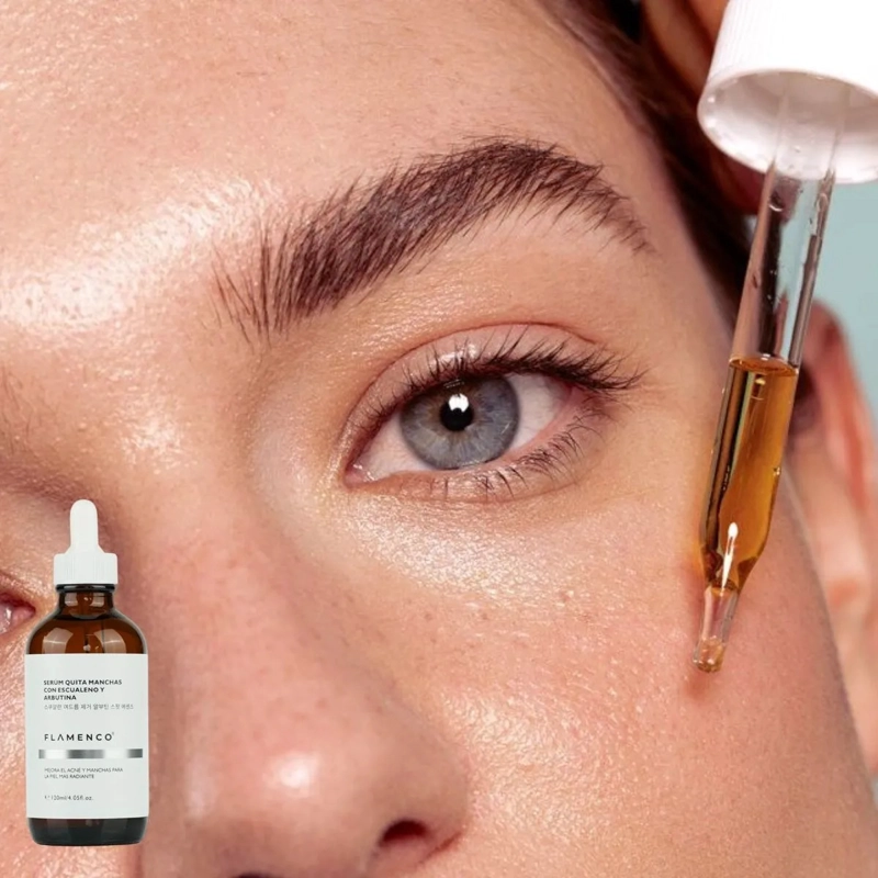 SERUM FACIAL DESPIGMENTANTE ANTIACNE ESCUALENO ARBUTINA LAU - 3