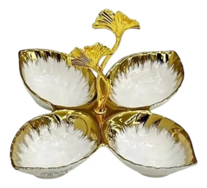 BANDEJA DECORATIVA SERVIR DISEÑO ORNAMENTAL HOGAR JHN - 1