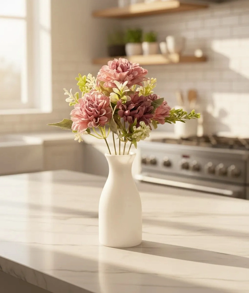 SET 4 RAMO FLORAL ARTIFICIAL FANTASIA ENCANTO CAMPESTRE JHN - 7