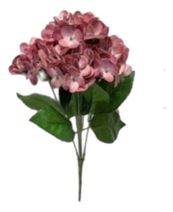 RAMO DECORATIVO ARTIFICIAL HORTENSIAS ADORNO FLORAL JHN - 1