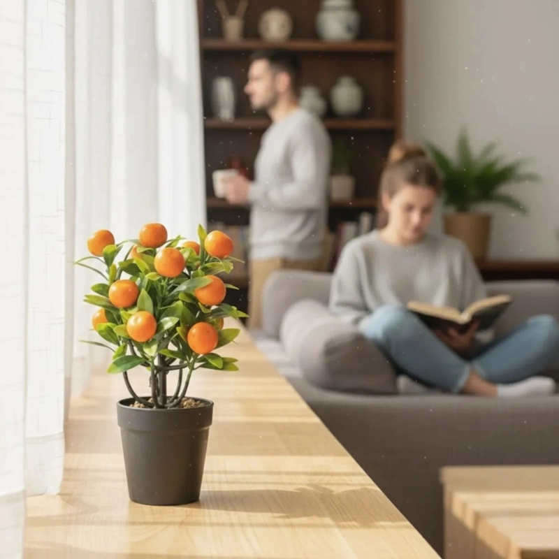 PLANTA ARTIFICIAL DISEÑO FRUTAL ESTILO ADORNO ORNAMENTAL JHN - 6