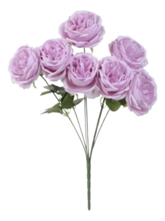 SET 2 RAMO ARTIFICIAL ROSAS DISEÑO ESTILO AMERICANO JHN - 1