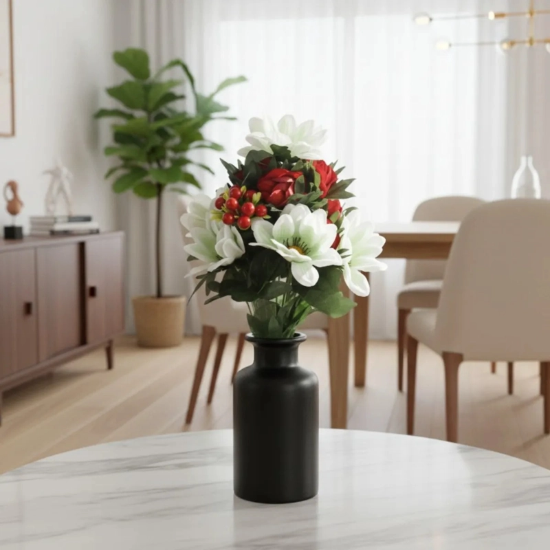 RAMO FLORAL ARTIFICIAL FRUTOS SILVESTRES DECORATIVO JHN - 8