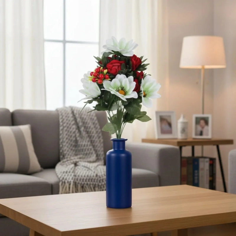 RAMO FLORAL ARTIFICIAL FRUTOS SILVESTRES DECORATIVO JHN - 10