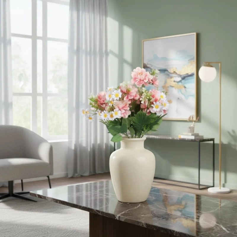 RAMO FLORAL ARTIFICIAL ALTA DENSIDAD ELEGANCIA ATEMPORAL JHN - 10