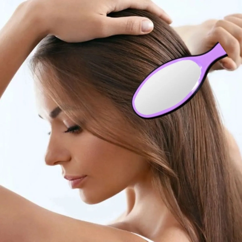 PAQ 12 CEPILLOS CON ESPEJO CERDAS SUAVE FLEXIBLE LAU - 1