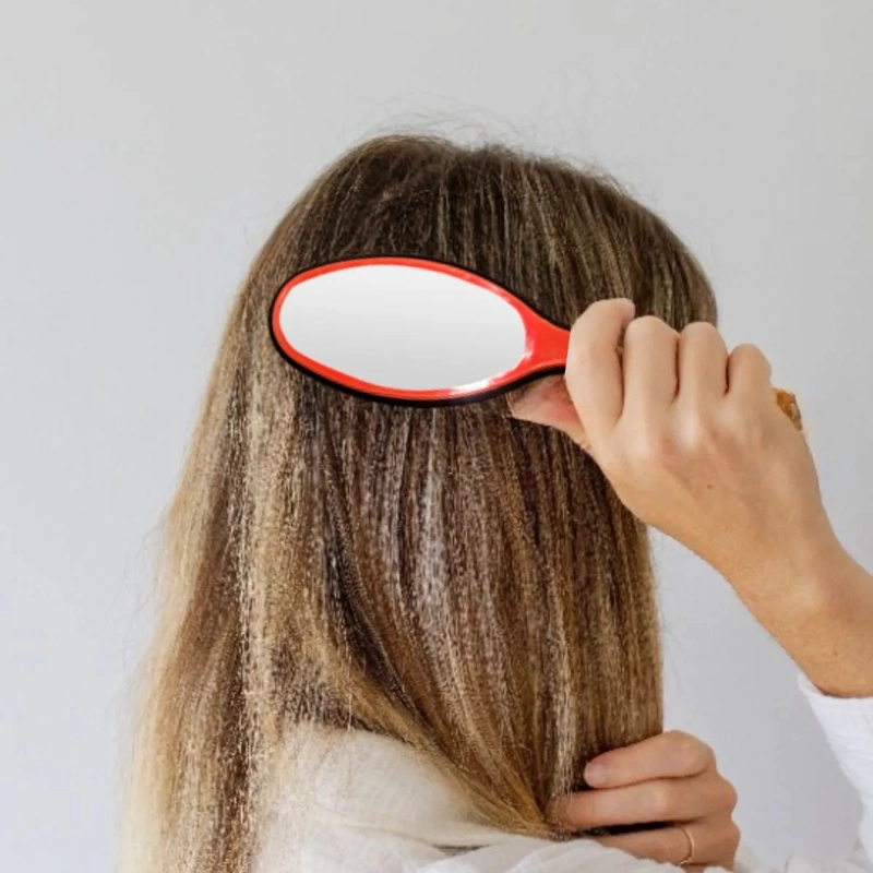 PAQ 12 CEPILLOS CON ESPEJO CERDAS SUAVE FLEXIBLE LAU - 7