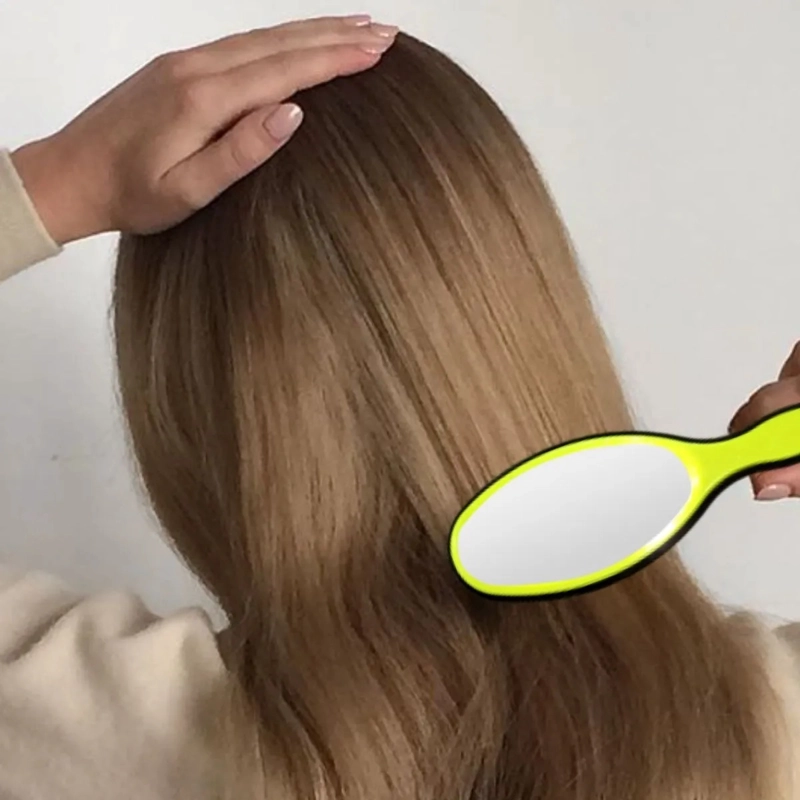 PAQ 12 CEPILLOS CON ESPEJO CERDAS SUAVE FLEXIBLE LAU - 8