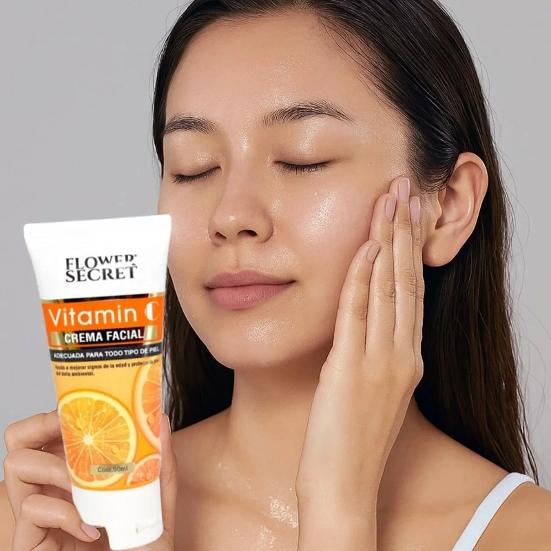 SET 2 CREMAS FACIAL VITAMINA C ANTIOXIDANTE BELLEZA LAU - 2