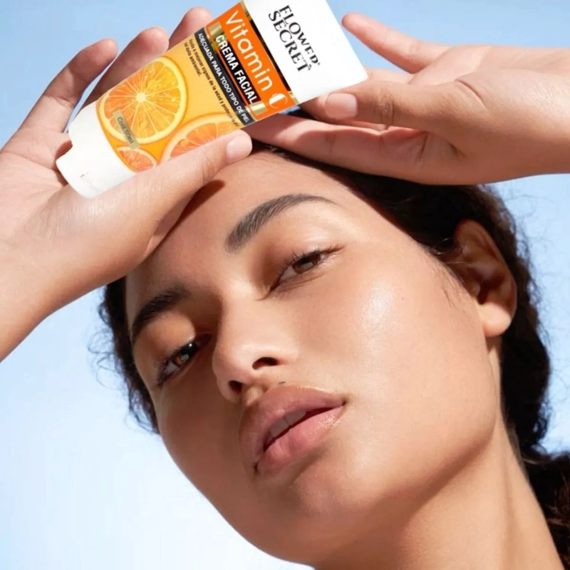 SET 2 CREMAS FACIAL VITAMINA C ANTIOXIDANTE BELLEZA LAU - 3