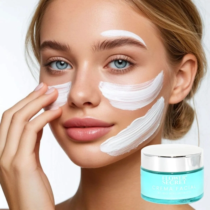 SET 2 CREMA FACIAL ACIDO HIALURONICO REJUVENECE HIDRATA LAU - 7