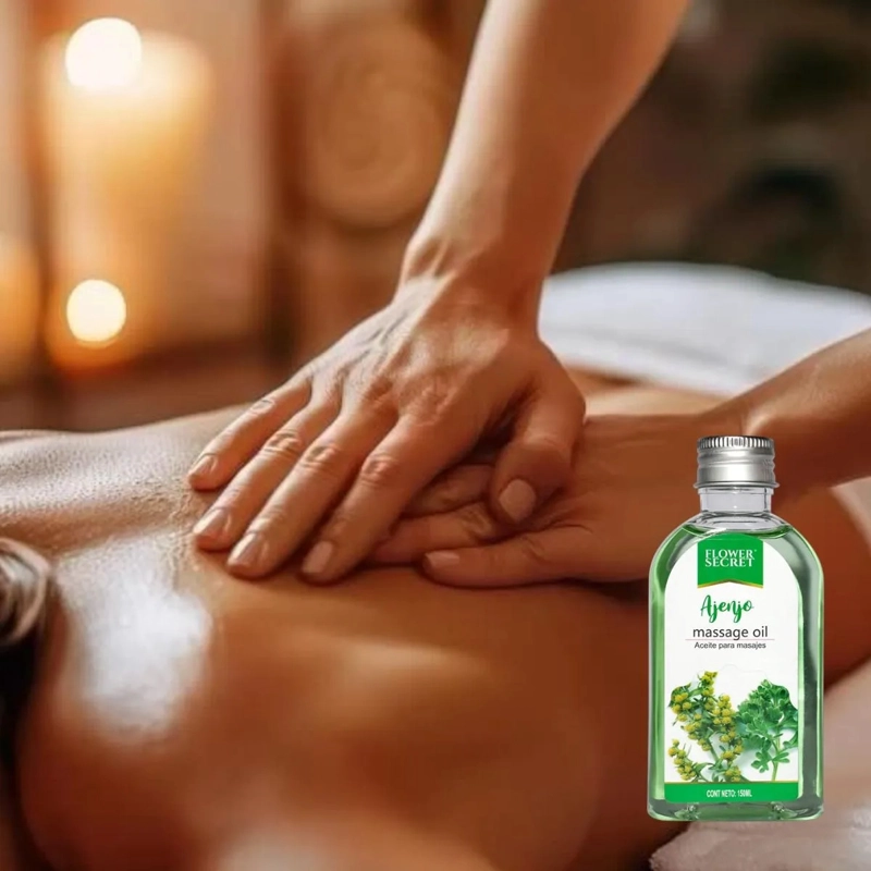 SET 2 ACEITES PARA MASAJE AJENJO CALMANTE REVITALIZA LAU - 4