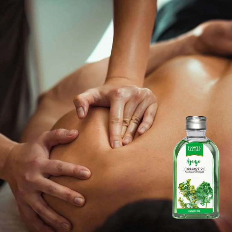 SET 2 ACEITES PARA MASAJE AJENJO CALMANTE REVITALIZA LAU - 8