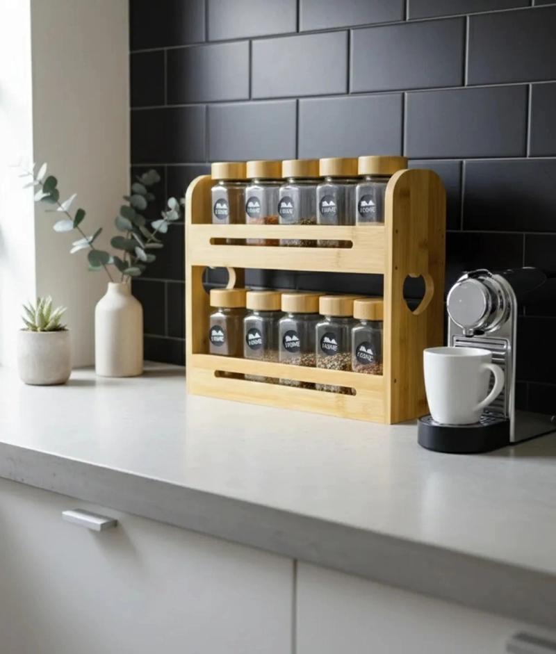 ESPECIERO ORGANIZADOR COCINA 2 NIVELES DISEÑO MODERNO JHN - 7