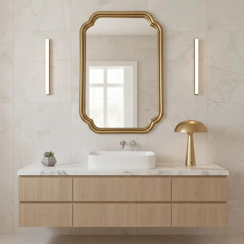 ESPEJO PARED DECORATIVO VINTAGE ESTILO BARROCO MODERNO JHN - 9