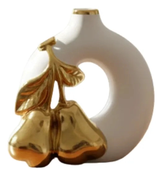 FLORERO DECORATIVO JARRON MODERNO MINIMALISTA FRUTAL JHN - 1
