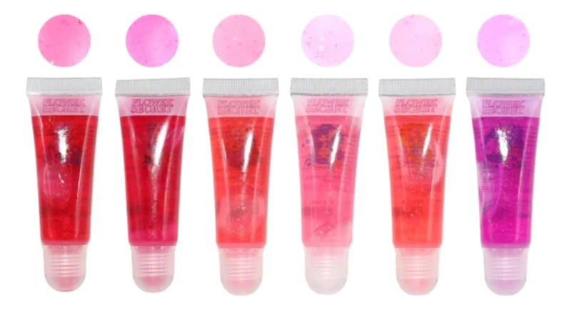 PACK 24 BRILLOS LABIAL SIRENA FRUTAL GLAMOUR MAQUILLA LAU - 1