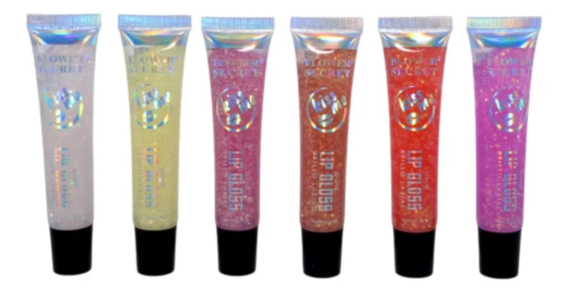 PACK 24 BRILLOS LABIALES SHINE LIP GLOSS MAQUILLAJE LAU - 2