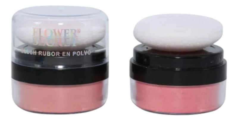 PACK 12 RUBOR POLVO BLUSH CON ESPONJA ACABADO NATURAL LAU - 4