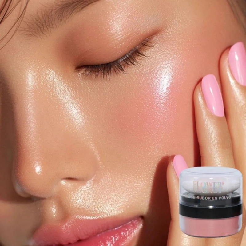 PACK 12 RUBOR POLVO BLUSH CON ESPONJA ACABADO NATURAL LAU - 7
