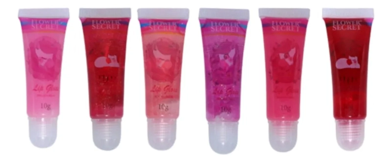 PACK 24 BRILLOS LABIALES FRUTAL GLOSS LABIO MAQUILLAJE LAU - 3