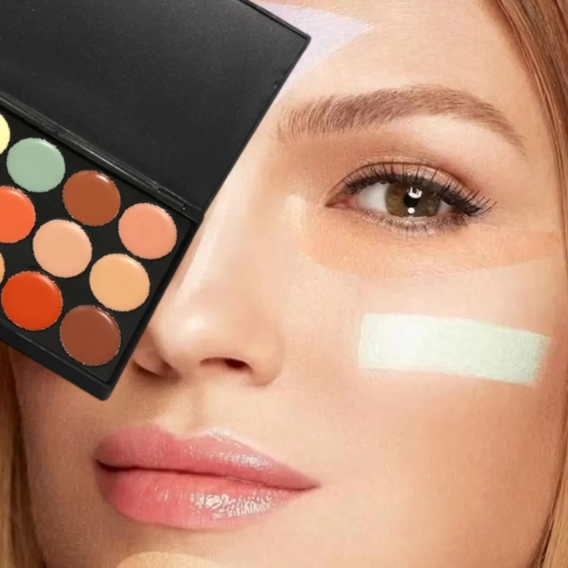 SET 2 CORRECTORES FACIAL 15 TONOS COBERTURA MEDIA LAU - 1