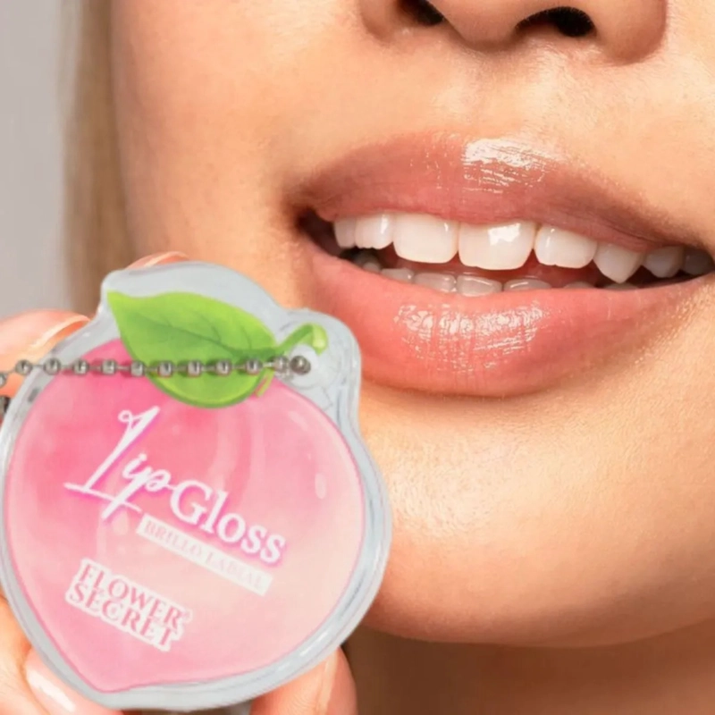 PACK 24 BRILLOS LABIALES AROMA DURAZNO HIDRATAR LABIOS LAU - 1