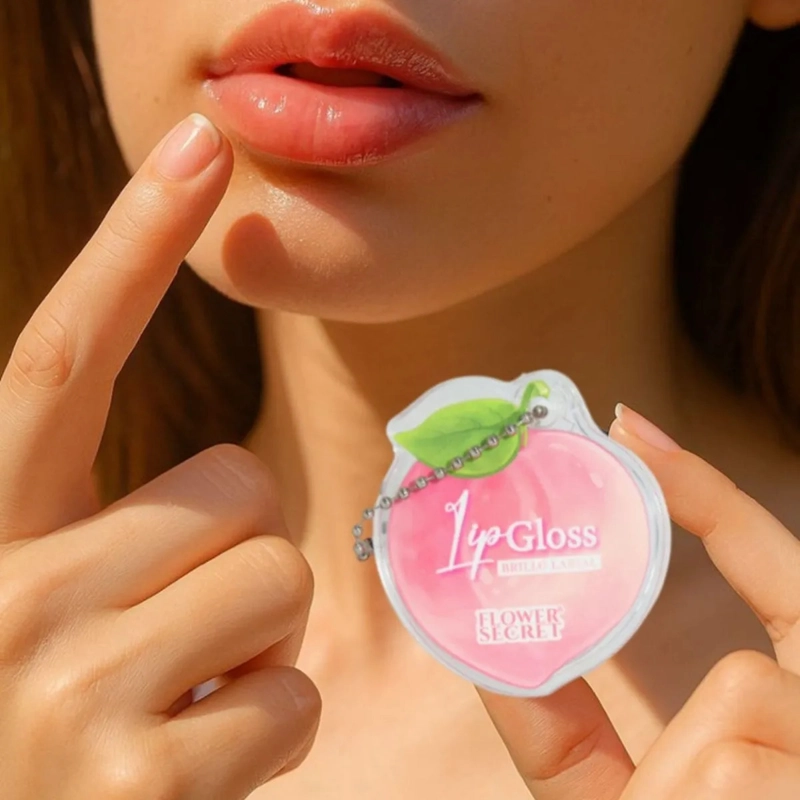 PACK 24 BRILLOS LABIALES AROMA DURAZNO HIDRATAR LABIOS LAU - 4