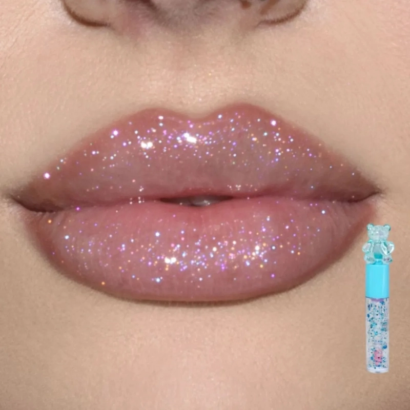 PACK 24 BRILLOS LABIALES AROMA FRUTAL GLITTER BELLEZA LAU - 6