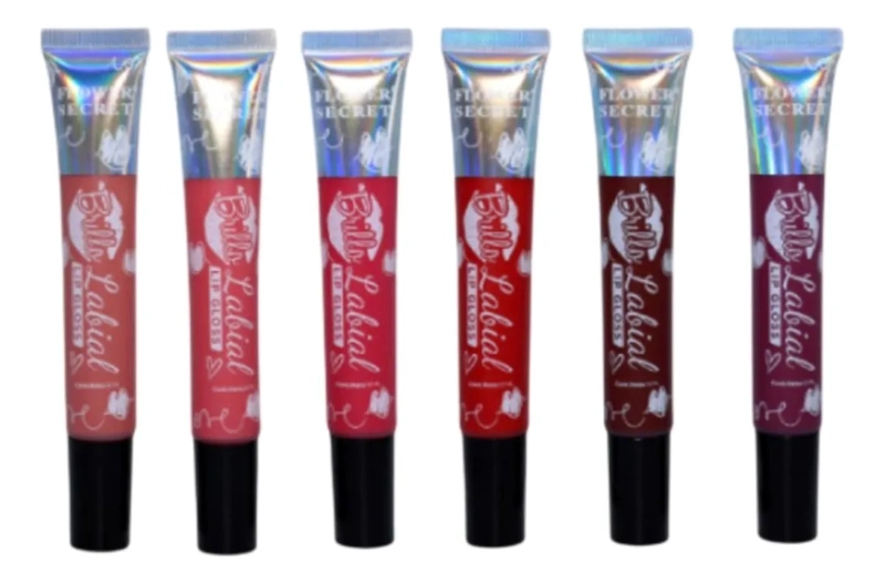 PACK 24 BRILLOS LABIALES LIQUIDO GLAMOUR LUMINOSO LAU - 2