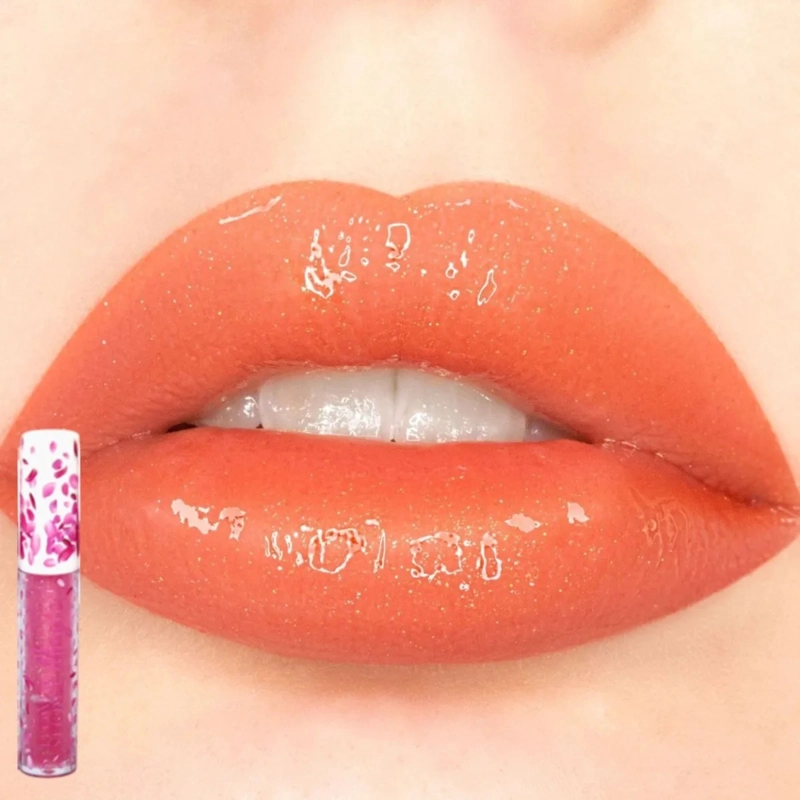 PACK 24 BRILLOS LABIALES MAGICO DISEÑO PETALOS LIP GLOSS LAU - 4