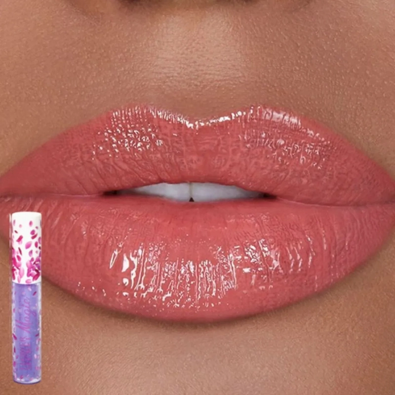 PACK 24 BRILLOS LABIALES MAGICO DISEÑO PETALOS LIP GLOSS LAU - 8