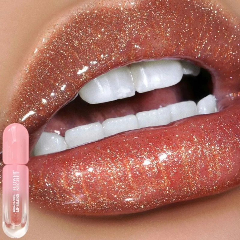 PACK 24 BRILLOS LABIALES NUDE PERLADO BRILLANTES BELLEZA LAU - 5