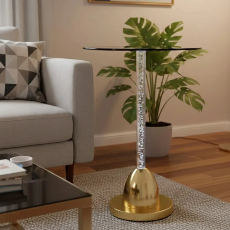MESA DECORATIVA MODERNA MINIMALISTA DISEÑO BURBUJAS AJ - 10
